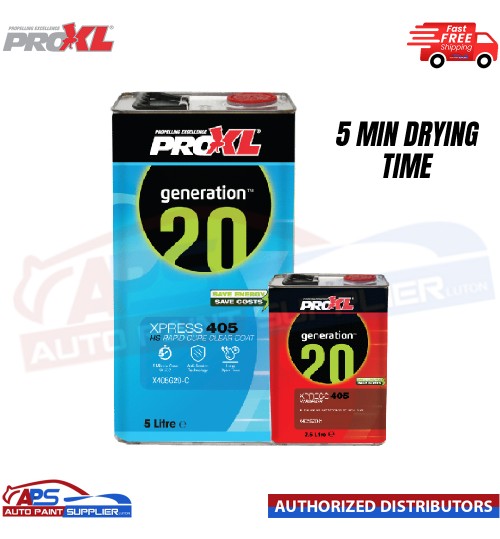 PROXL XPRESS405 – HS ANTI-SCRATCH RAPID CLEAR COAT KIT (7.5lt)